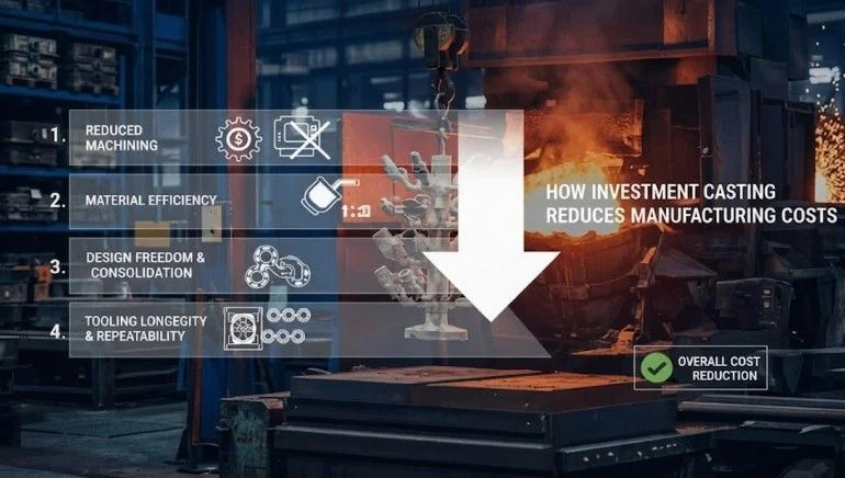 How Investment Casting Reduces Manufacturing Costs Investment Casting