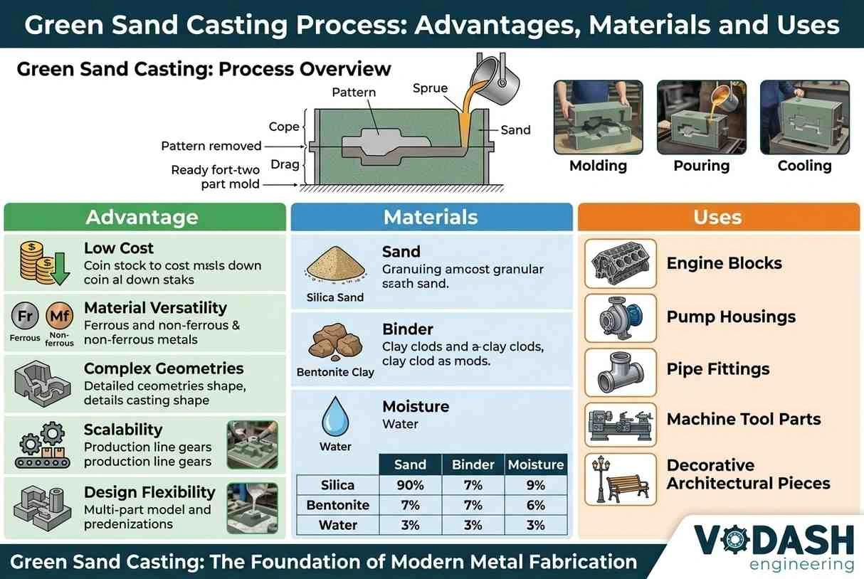 green sand casting