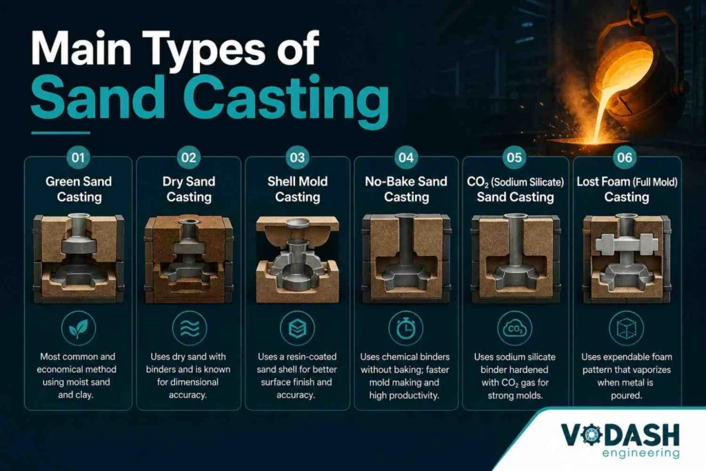 Types of Sand Casting
