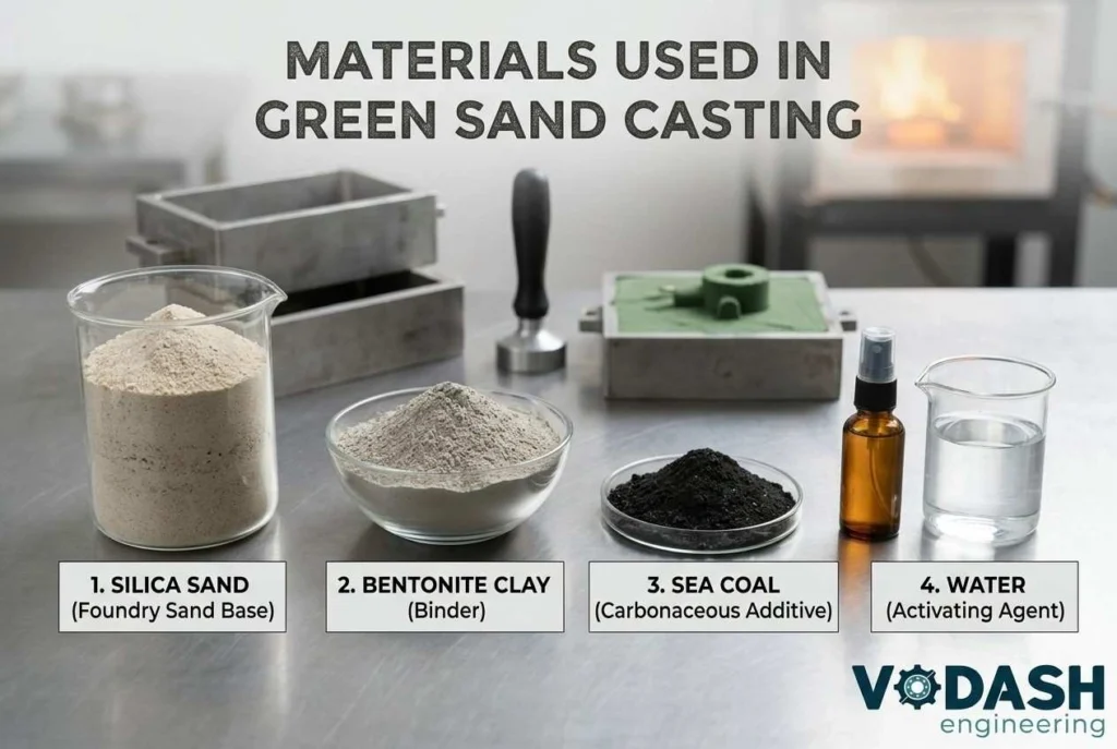 Materials Used in Green Sand Casting