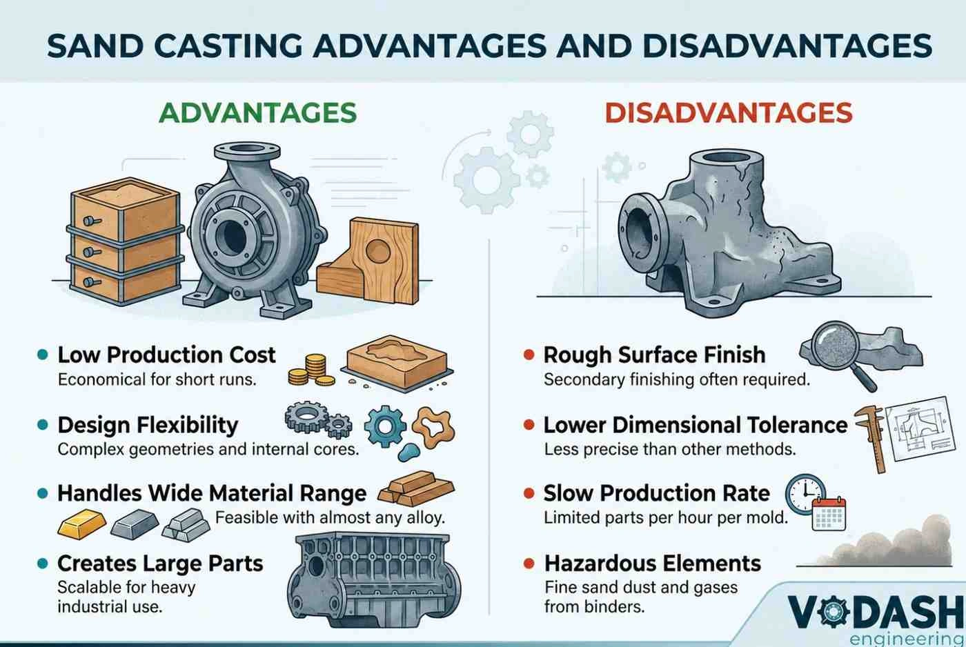 Sand Casting Advantages and Disadvantages