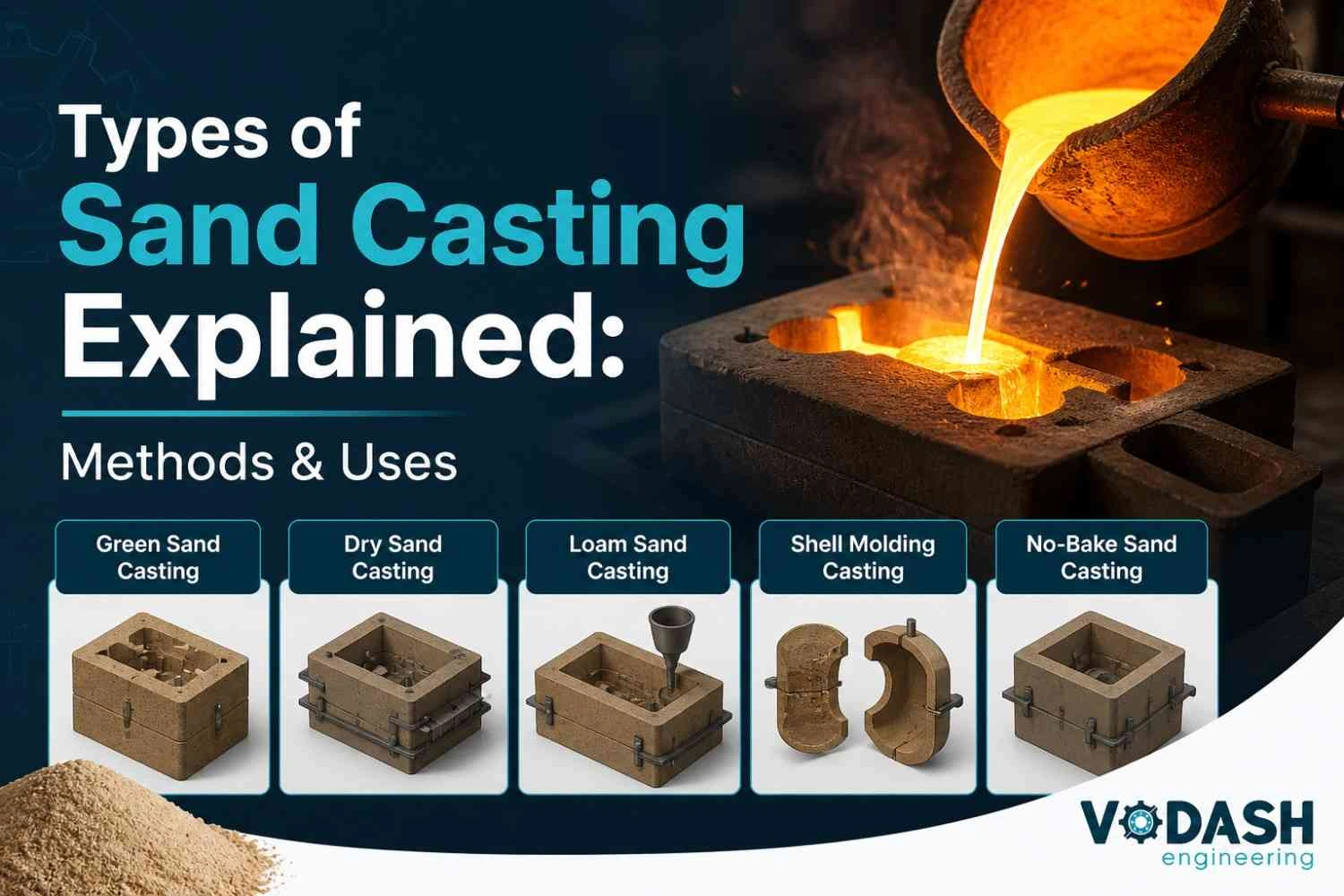 types of sand casting