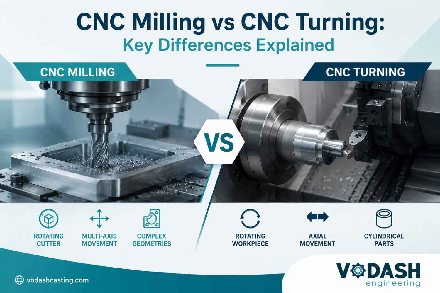 cnc milling vs cnc turning