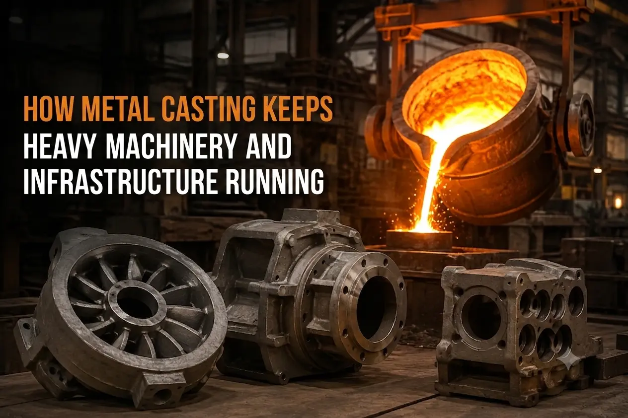 How Metal Casting Keeps Heavy Machinery and Infrastructure