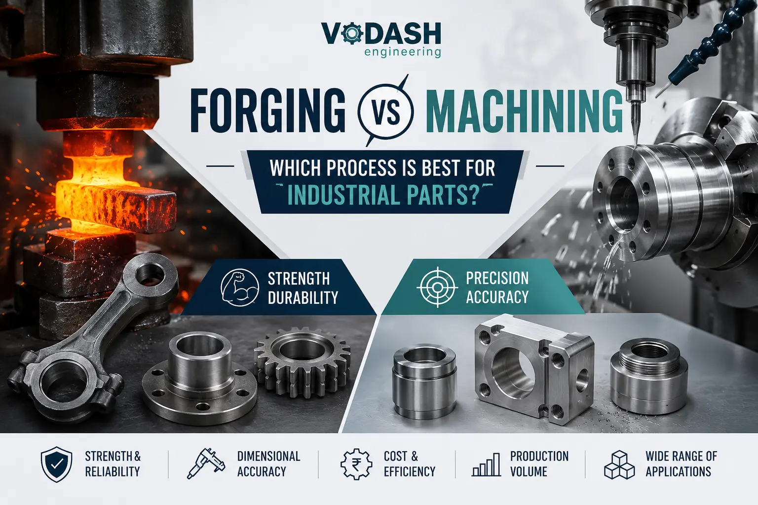 Forging vs Machining: Which Process Is Best for Industrial Parts